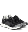 Adidas By Stella Mccartney Ultraboost Stretch-knit Sneakers In Black/white