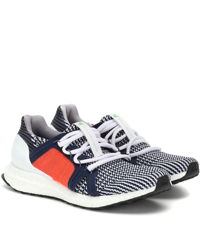 Adidas By Stella Mccartney Ultraboost Colorblock Knit Sneakers, Blue/orange
