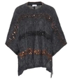 BRUNELLO CUCINELLI SEQUINED MOHAIR-BLEND SWEATER,P00369108