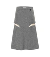MAISON MARGIELA Wool midi skirt,P00372065
