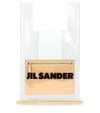 JIL SANDER TRANSPARENT MARKET TOTE,P00369496