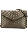 Saint Laurent Monogram Shoulder Bag - Brown In Brown