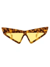 Gucci Mask-frame Sunglasses In Brown