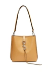 REBECCA MINKOFF Tan Leather Bag | Megan Shoulder Bag | Rebecca Minkoff