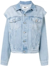 MM6 MAISON MARGIELA CUT-OUT DENIM JACKET