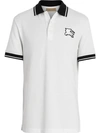 BURBERRY TIPPED COTTON PIQUÉ POLO SHIRT