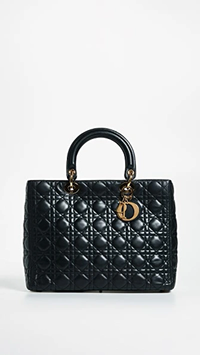 Pre-owned Dior Lady  Bag In Black