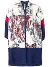 ANTONIO MARRAS FLORAL SEQUINNED KNITTED CARDIGAN