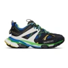 Balenciaga Multicoloured Track Low-top Sneakers In 1097noir/b