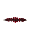 SIMONE ROCHA SIMONE ROCHA RED LARGE FLORAL BEAD EMBELLISHED HAIR CLIP - 红色