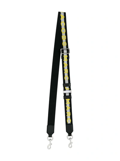 Marc Jacobs Logo Bag Strap In Black