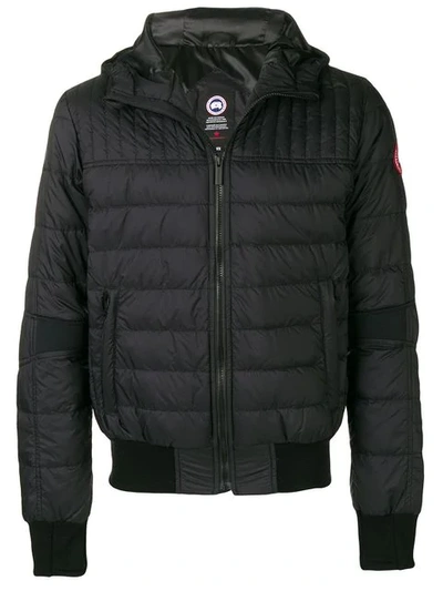 Canada Goose Zipped Padded Jacket - 黑色 In Black