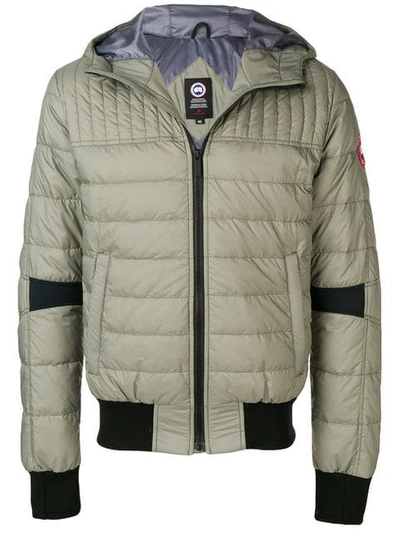 Canada Goose Zipped Padded Jacket - 绿色 In Green
