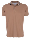 BRUNELLO CUCINELLI Double Stripe Collar Polo Shirt