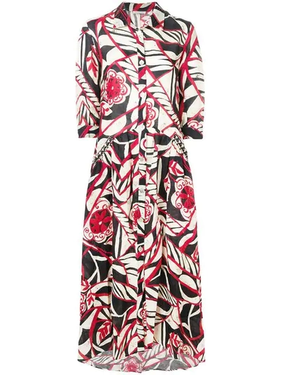 Anjuna Printed Maxi Dress - 红色 In Red