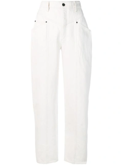 Isabel Marant Classic Straight-cut Jeans - 白色 In White