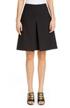 GIVENCHY PLEAT FRONT WOOL SHORTS,BW50C011F7