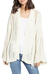 CUPCAKES AND CASHMERE ROSEWOOD DROP NEEDLE CARDIGAN,CJ106495