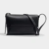 GIORGIO ARMANI GIORGIO ARMANI | LOGO CROSSBODY BAG IN BLACK CALFSKIN