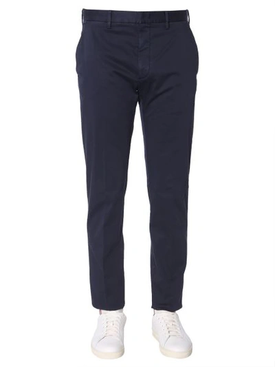 Z Zegna Slim Fit Trousers In Blue