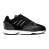 Y-3 Y-3 BLACK AND WHITE ZX RUN SNEAKERS