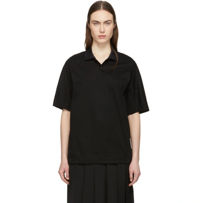 Y-3 黑色新版经典有机棉 Polo 衫 In Black