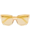 Chimi Mango 008 Square Sunglasses In Yellow