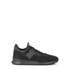 TOD'S CHARCOAL SUEDE TRAINERS