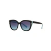 Tiffany & Co Tiffany Co Woman  Tf4148 Tiffany T In Black/ Blue Gradient