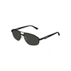 BALENCIAGA BLACK AVIATOR-STYLE SUNGLASSES,2996823