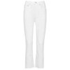 AGOLDE Riley white slim-leg jeans