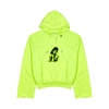 OFF-WHITE MJ neon yellow cotton sweatshirt