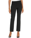 TAHARI ASL PETITE SKINNY-LEG TROUSERS