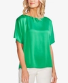 VINCE CAMUTO PLEATED-BACK TOP
