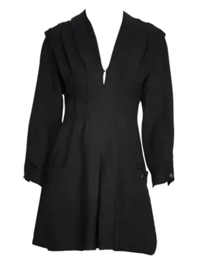 Sandro Milene Pocketed Short Dress In Black
