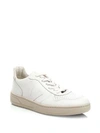 Veja + Net Sustain V-10 Leather Sneakers In White