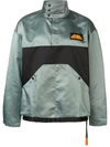 PALM ANGELS COLOUR BLOCK RAIN JACKET