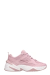 NIKE M2K TECHNO SNEAKERS PINK LEATHER,10821387