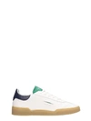 GHOUD LOB 01 WHITE LEATHER SNEAKERS,10821358