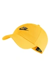 Nike Futura Washed Cap - Yellow In Amarillo