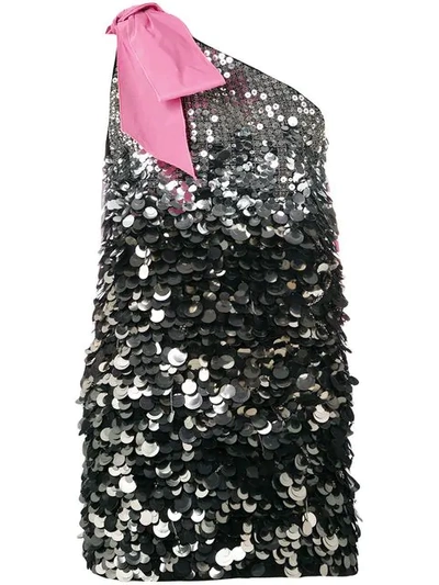 N°21 Nº21 Sequin One-shoulder Dress - 粉色 In Pink