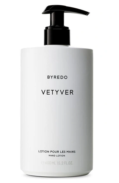Byredo Vetyver Hand Lotion 15.2 Oz. In Transparent