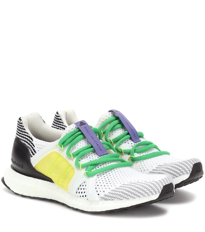 Adidas By Stella Mccartney Ultraboost Colorblock Knit Sneakers, White/yellow