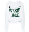 OFF-WHITE ISLAND CROPPED COTTON HOODIE,P00368337