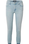 J BRAND 835 CROPPED MID-RISE SKINNY JEANS