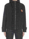 PRADA PRADA RUFFLED HOODED JACKET