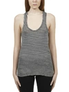 Isabel Marant Étoile Isabel Marant Etoile Avien Striped Linen Tank In Cream In Ecru/nero