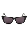 SAINT LAURENT 53MM Square Cat-Eye Sunglasses