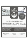 BOSCIA SAKE BRIGHTENING BIO-CELLULOSE EYE MASK,C370-00