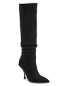 Sigerson Morrison Women's Halie Suede Over-the-knee High-heel Boots In Black